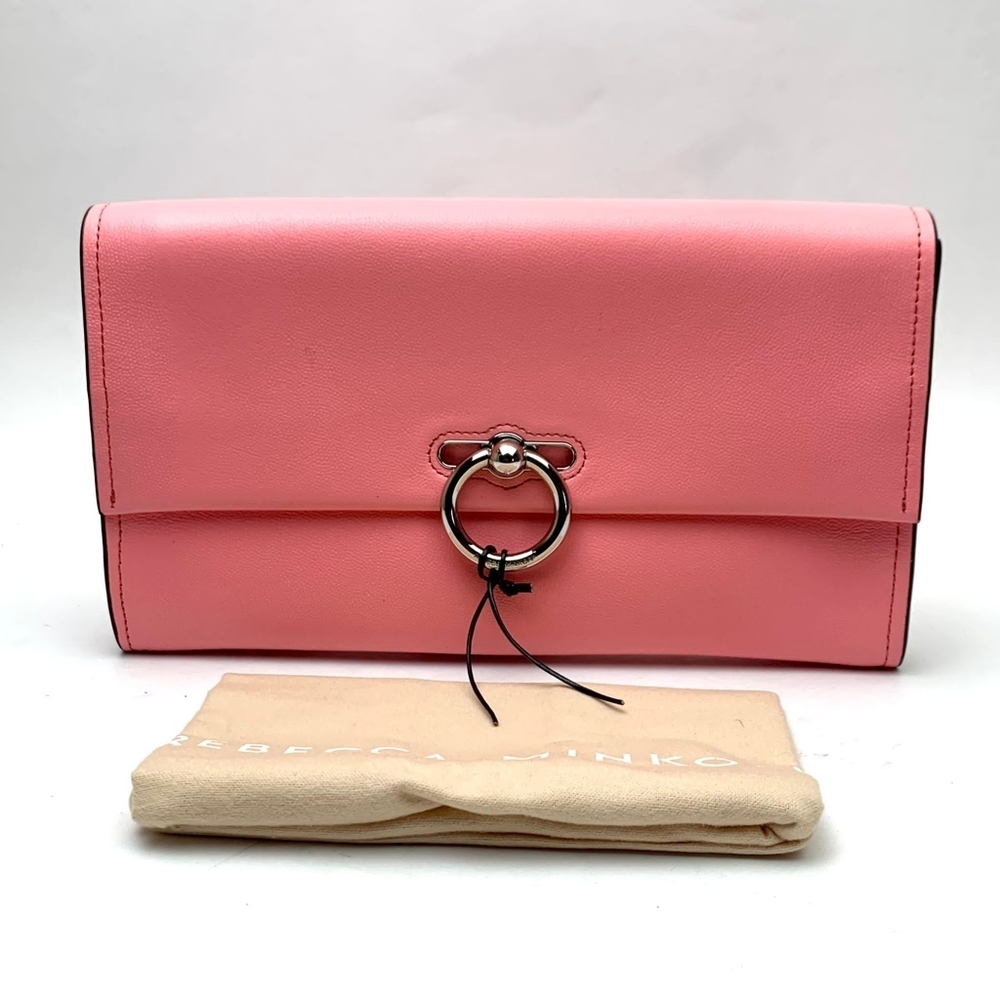 REBECCA MINKOFF Jean Leather Clutch